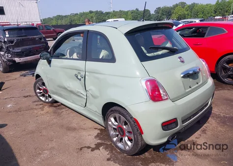 2015 Fiat 500 Sport z USA, uszkodzony, nr VIN 3C3CFFBR7FT560611